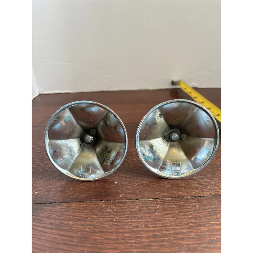 Pair IRVINWARE‎ Silvertone Chrome 4.5
